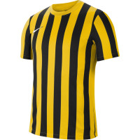 Nike Striped Division IV Voetbalshirt Kids Geel Zwart