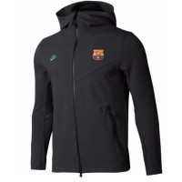 Nike FC Barcelona Tech Fleece Pack Hoodie FZ 2019-2020 Antraciet