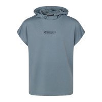 Cruyff Box Hooded T-Shirt Kids Blauwgrijs