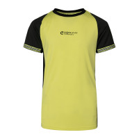Cruyff Hoof T-Shirt Kids Felgroen Zwart Wit