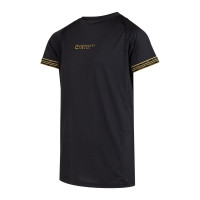 Cruyff Hoof T-Shirt Kids Zwart Goud