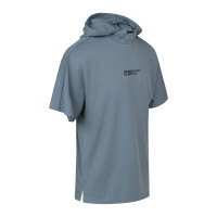 Cruyff Box Hooded T-Shirt Blauwgrijs