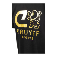 Cruyff Booster T-Shirt Zwart Goud