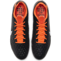 Nike Tiempo LEGEND 8 ELITE Gras Voetbalschoenen (FG) Zwart Oranje