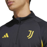 adidas Juventus Trainingstrui 1/4-Zip 2023-2024 Zwart Geel Wit