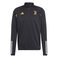 adidas Juventus Trainingstrui 1/4-Zip 2023-2024 Zwart Geel Wit
