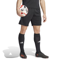 adidas Tiro 23 Club Trainingsbroekje Zwart Lichtblauw