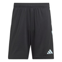 adidas Tiro 23 Club Trainingsbroekje Zwart Lichtblauw