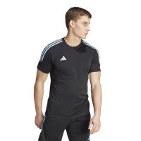 adidas Tiro 23 Club Trainingsshirt Zwart Lichtblauw