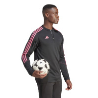 adidas Tiro 23 Club Trainingstrui 1/4-Zip Zwart Roze