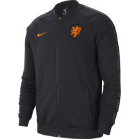 Nike Nederland GFA Fleece Trainingsjack 2020-2022 Zwart