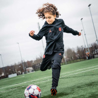 Nike Jordan Paris Saint-Germain Strike Hooded Trainingspak 2022-2023 Kids Zwart Rood