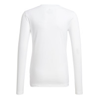 adidas Team Long Sleeve Base Layer Kids White