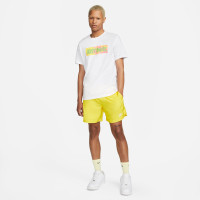Nike Sportswear Club Woven Short Yellow White