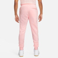 Nike Sportswear Club Fleece Joggingbroek Lichtroze Wit