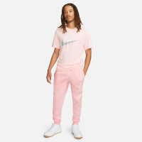 Nike Sportswear Club Fleece Joggingbroek Lichtroze Wit