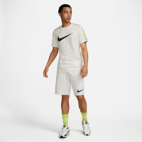 Nike Sportswear Repeat Broekje Wit Zwart Lichtgeel