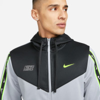 Nike Sportswear Repeat Vest Lichtgrijs Zwart Felgeel