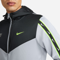 Nike Sportswear Repeat Vest Lichtgrijs Zwart Felgeel