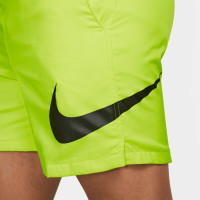 Nike Sportswear Repeat Zomerset Woven Grijs Lichtgeel Zwart