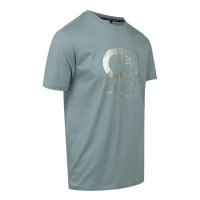 Cruyff Booster T-Shirt Blauwgrijs Zilver