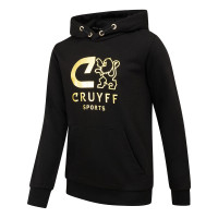 Cruyff Do Hoodie Trainingspak Kids Zwart Goud