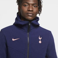 Nike Tottenham Hotspur Tech Fleece Hoodie Full Zip 2020-2021 Paarsblauw