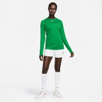 Nike Dri-Fit Park Ondershirt Lange Mouwen Dames Groen Wit