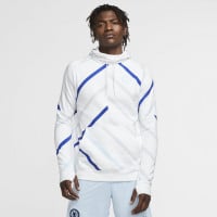 Nike Chelsea GFA Fleece Hoodie Wit Kobaltblauw