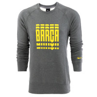 Nike FC Barcelona GFA Fleece Sweater 2020-2021 Grijs Geel