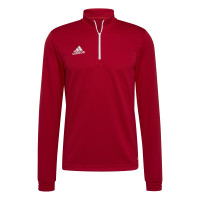 adidas Entrada 22 Trainingstrui 1/4-Zip Rood Wit