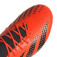 adidas Predator Accuracy.1 Low Gras Voetbalschoenen (FG) Oranje Zwart