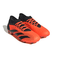 adidas Predator Accuracy.3 Gras Voetbalschoenen (FG) Oranje Zwart