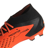 adidas Predator Accuracy.2 Gras / Kunstgras Voetbalschoenen (MG) Oranje Zwart