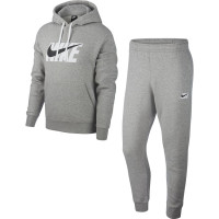 Nike NSW Trainingspak Fleece GX Grijs Zwart Wit