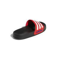adidas Adilette Shower Slippers Kids Zwart Wit Rood