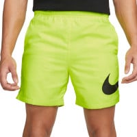 Nike Sportswear Repeat Woven Broekje Lichtgeel Zwart