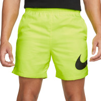 Nike Sportswear Repeat Zomerset Woven Lichtgeel Zwart