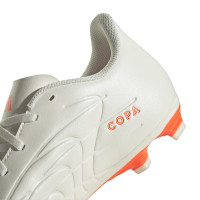 adidas Copa Pure.4 Gras / Kunstgras Voetbalschoenen (FxG) Wit Oranje