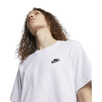 Nike Sportswear Club T-Shirt Wit Zwart