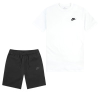 Nike Club Tech Fleece Zomerset Wit Zwart