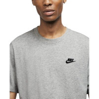 Nike Sportswear Club T-Shirt Grijs Zwart
