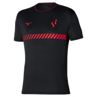 Mizuno Sergio Ramos 4 Trainingsshirt Zwart Rood