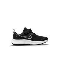 Nike Star Runner 3 Sportschoenen Kleuters Zwart Grijs Wit