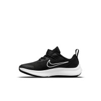 Nike Star Runner 3 Sportschoenen Kleuters Zwart Grijs Wit