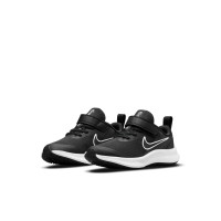 Nike Star Runner 3 Sportschoenen Kleuters Zwart Grijs Wit