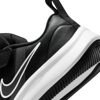 Nike Star Runner 3 Sportschoenen Kleuters Zwart Grijs Wit