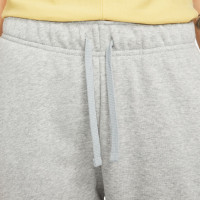 Nike Sportswear Club Fleece Joggingbroek Mid-Rise Dames Grijs Wit
