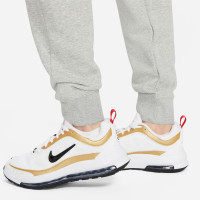 Nike Sportswear Club Fleece Joggingbroek Mid-Rise Dames Grijs Wit
