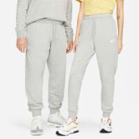 Nike Sportswear Club Fleece Joggingbroek Mid-Rise Dames Grijs Wit